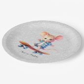 Waterverf Skateboard Mouse Papier Bord (Gekanteld)