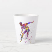 waterverf skater latte mok (Voorkant)