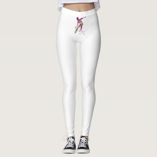 waterverf skater leggings (Voorkant)