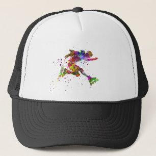 waterverf skater trucker pet