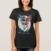 Waterverf Skeleton Fairy Gothic Fairycore Grunge T-shirt (Voorkant)