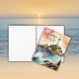 Waterverf Sketch Byron Bay Vuurtoren Monogram | Planner