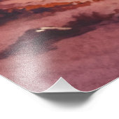 Waterverf Sketch Maui Hawaii Kleurrijk | Foto Afdruk (Hoek)