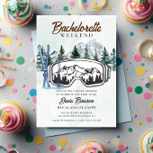 waterverf skiën vrijgezellenweekend kaart