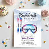 waterverf skiën vrijgezellenweekend kaart