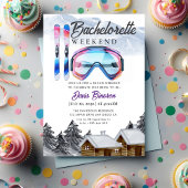 waterverf skiën vrijgezellenweekend kaart