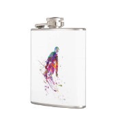 waterverf skier heupfles (Links)