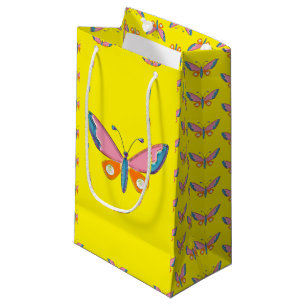 Waterverf Skinny Butterfly Small Gift Bag Klein Cadeauzakje