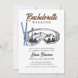 waterverf skivakantie vrijgezellenweekend kaart