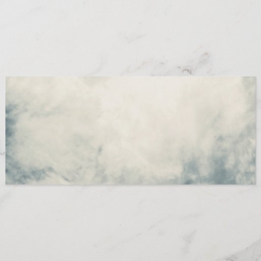 Waterverf Sky Abstract Modern Wedding Kaart (Achterkant)