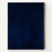 Waterverf Sky Moon Stars Floral Sketchbook Notitieboek (Achterkant)