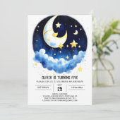 Waterverf Sky of Stars Verjaardag Kaart (Staand voorkant)