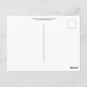 Waterverf Skyline van Lissabon Portugal Briefkaart (Achterkant)