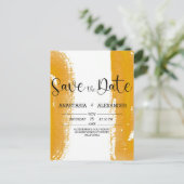 Waterverf Sla de datum op. De datum opslaan Briefkaart (Staand voorkant)