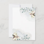 Waterverf Sla de datum op. De datum opslaan Save The Date (Achterkant)