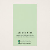 Waterverf Slag Groene Veroorzitting Kaart (Achterkant)