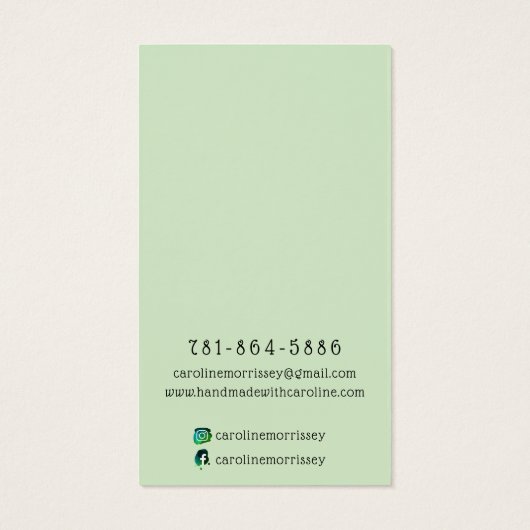 Waterverf Slag Groene Veroorzitting Kaart (Achterkant)