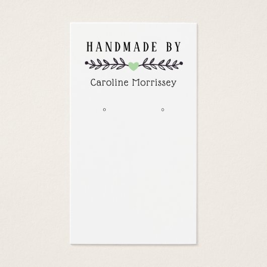 Waterverf Slag Groene Veroorzitting Kaart (Voorkant)