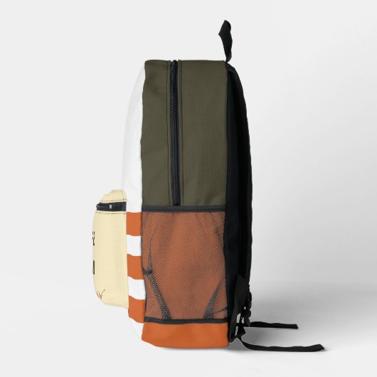 Waterverf slak landschap kleurrijke aangepaste naa bedrukte rugzak (Rechts)