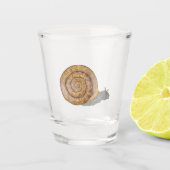 Waterverf slak shot glas (Voorkant)