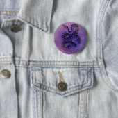 Waterverf slang ronde button 5,7 cm (In situ)