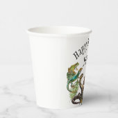 Waterverf Slang Verjaardag Reptiel Papieren Bekers (Rechts)