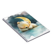 Waterverf Slapen Beer Notitieboek (Rechterzijde)