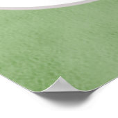 Waterverf Sleuf met thema Baby shower Welkom Poster (Hoek)