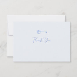 Waterverf Sleutel Sorority Note Kaart