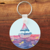 Waterverf Sleutelhanger (Voorkant)