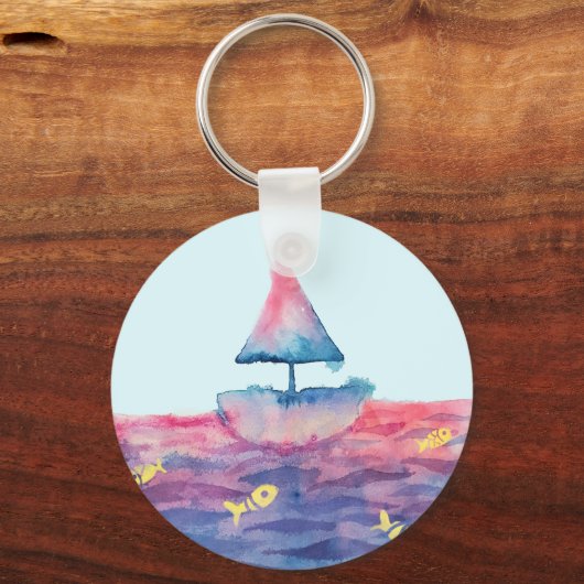 Waterverf Sleutelhanger (Voorkant)