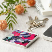 Waterverf Sleutelhanger (Zijkant)