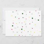 Waterverf Slice Kinder Pizza Party Verjaardag Invi Kaart (Achterkant)