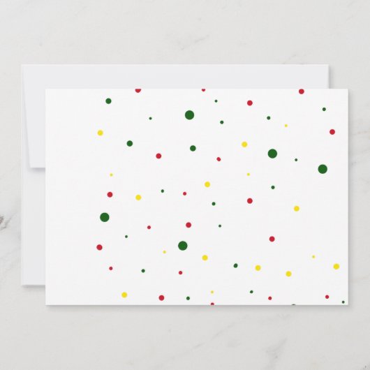 Waterverf Slice Kinder Pizza Party Verjaardag Invi Kaart (Achterkant)