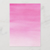 Waterverf Slingerlichten Bruiloft Informatiekaartje (Achterkant)