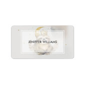 Waterverf Sloth Moon Crown Etiket (Voorkant)