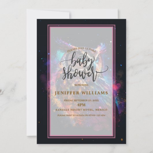 Waterverf Sloth Moon Crown Kaart (Voorkant)