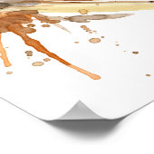 Waterverf sloth poster (Hoek)