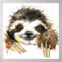 Waterverf sloth