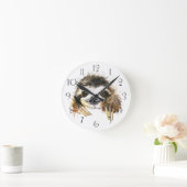 Waterverf sloth ronde klok (Huis)