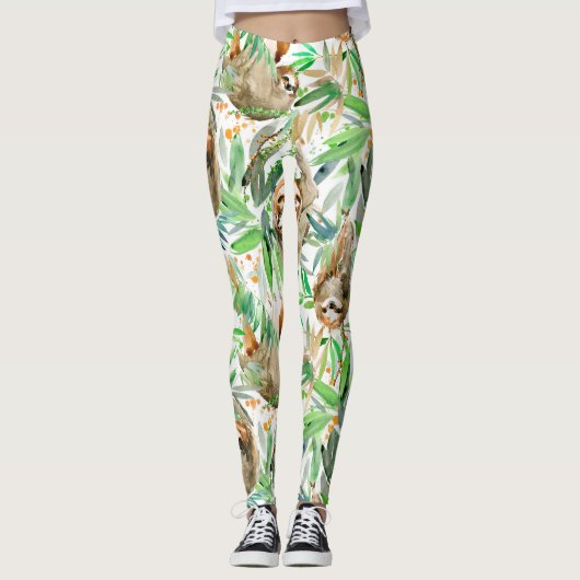 Waterverf SlotOerwoud Leggings (Voorkant)