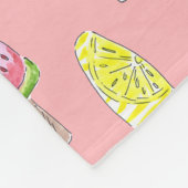 Waterverf smakelijk dessert-ijskarton fleece deken (Hoek)