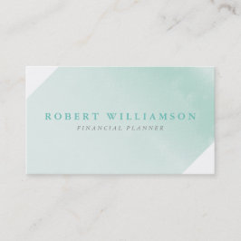 WATERVERF Smart Corporate Luxe Modern Trendy Munt Visitekaartje