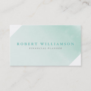 WATERVERF Smart Corporate Luxe Modern Trendy Munt Visitekaartje