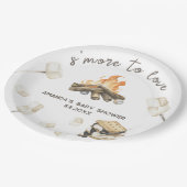 Waterverf S'more Baby shower Papieren Bordje (Gekanteld)