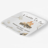 Waterverf S'more Baby shower Papieren Bordje (Gebogen)