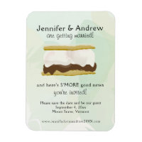 Waterverf S'mores Green Save the Date