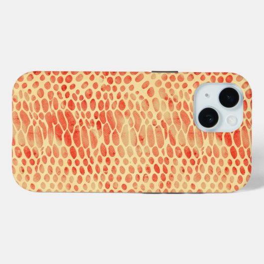 Waterverf Snake Print Case-Mate iPhone Case (Achterkant (horizontaal))