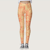 Waterverf Snake Print Leggings (Voorkant)
