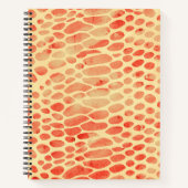 Waterverf Snake Print Notitieboek (Voorkant)